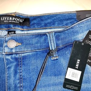 Liverpool stretch denim skirt size 12/31